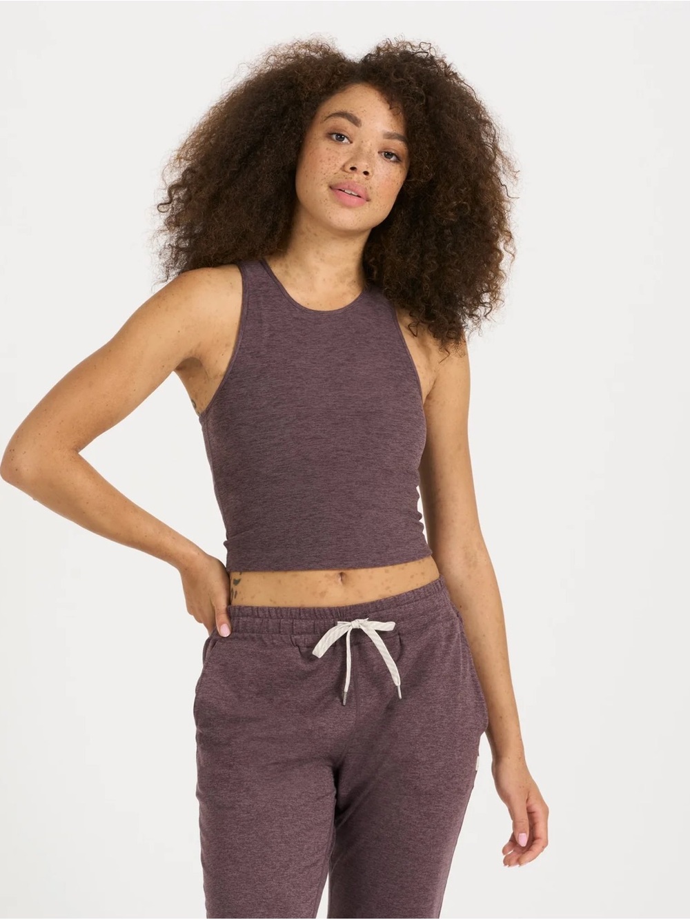 Vuori Elevation Plyo Cropped Tank
